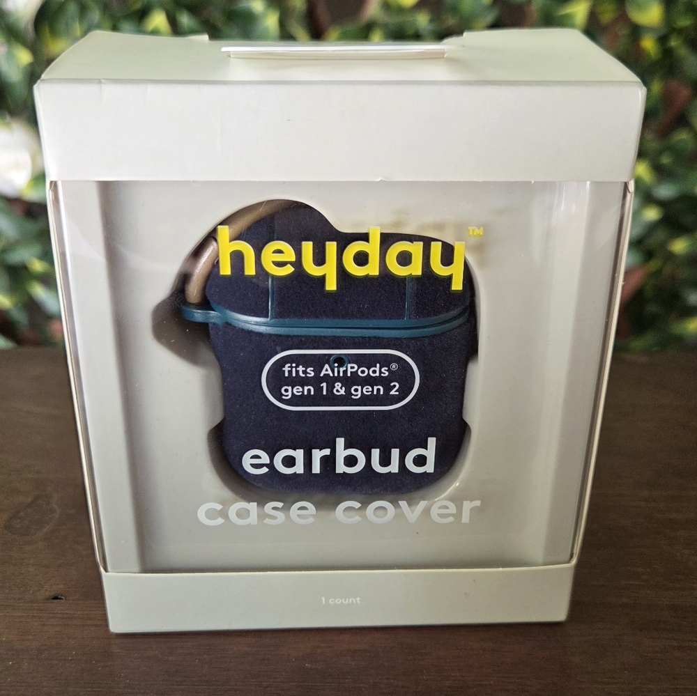 NEW Heyday Hard Earbud Case Cover AirPods Gen 1 & 2 Dark Green NIP